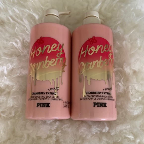 New Victoria's Secret PINK Honey Cranberry Body Lotions
